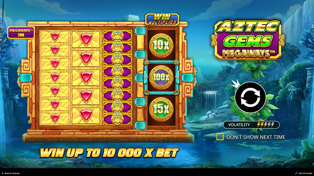 Aztec Gems Megaways (Pragmatic Play) Image 1